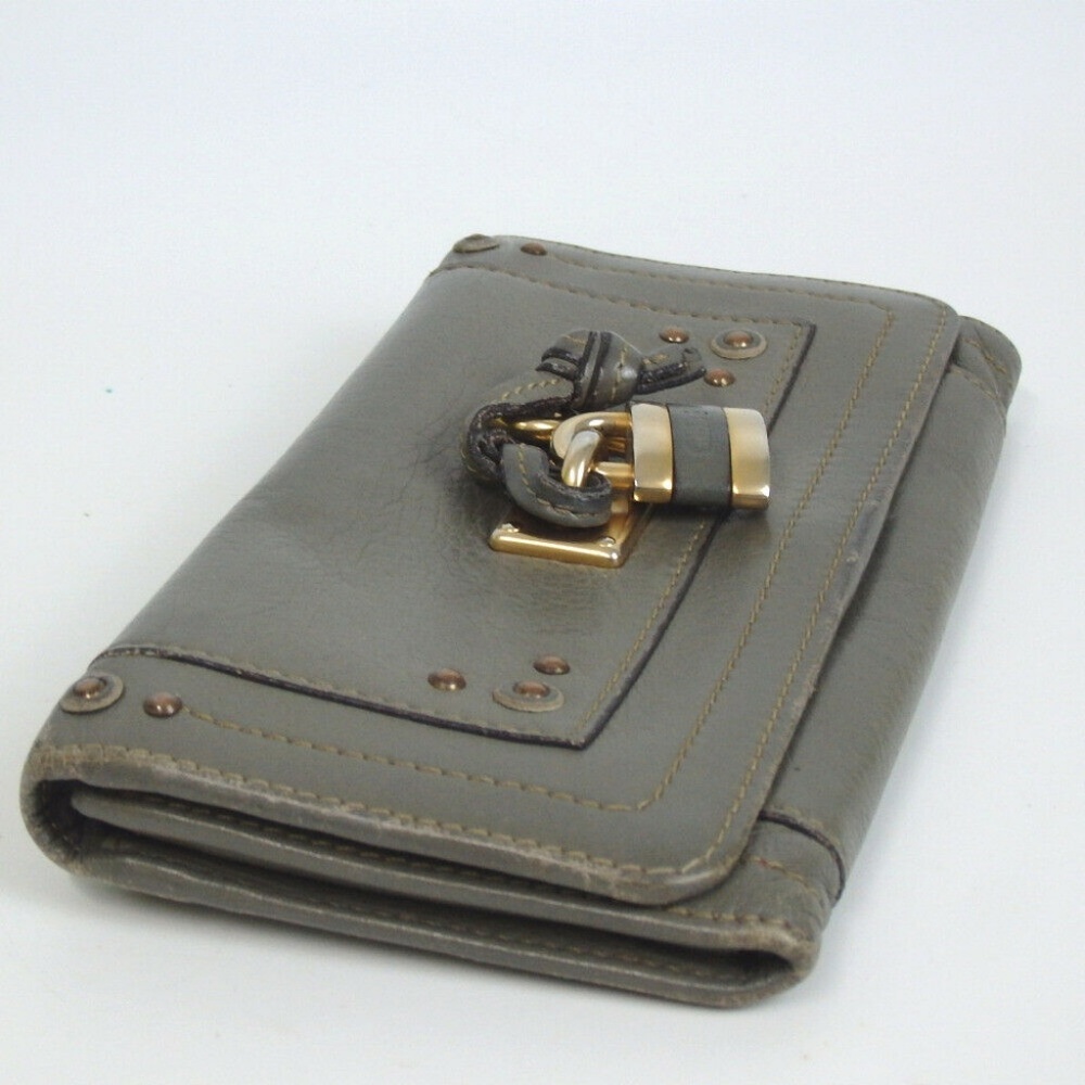 TRADED Chloe Paddington Leather gold lock wallet - Picture 3 of 8